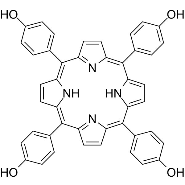 5,10,15,20-Tetrakis(4-hydroxyphenyl)porphyrin (5,10,15,20-Tetrakis(4-hydroxyphenyl)-21H,23H-porphine